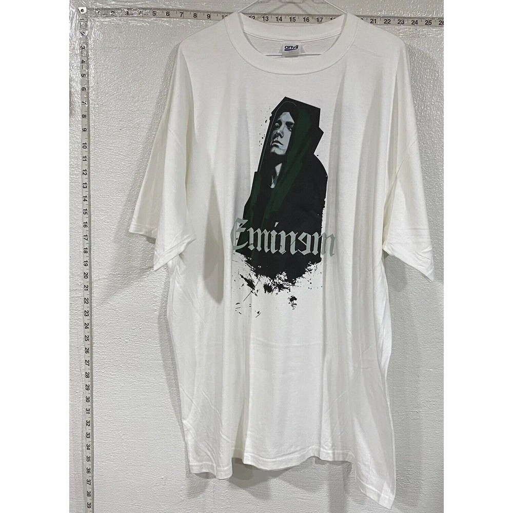 Eminem Anger Management Tour White T Shirt Rap Hiphop XXL Vintage Shady Records